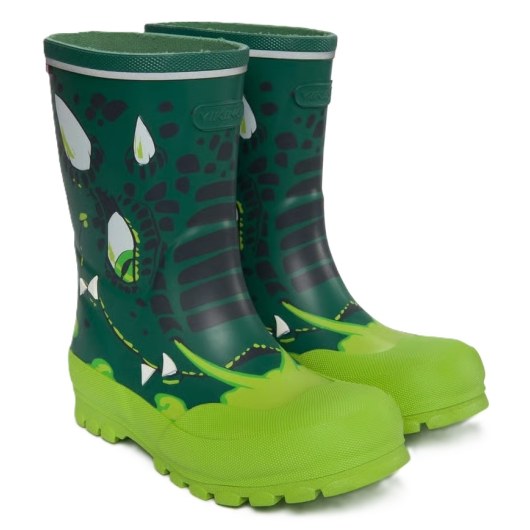 VIKING JOLLY PRINT RUBBER BOOTS BUTTLEGREEN/MULTI
