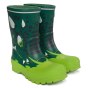 VIKING JOLLY PRINT RUBBER BOOTS BUTTLEGREEN/MULTI