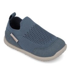 PANTOFLE KAPCIE DZIANINOWE BAREFOOT BIOMECANICS FIRST STEPS AZUL MARINO