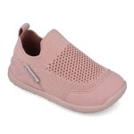 PANTOFLE KAPCIE DZIANINOWE BAREFOOT BIOMECANICS FIRST STEPS OLD ROSE