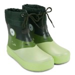 VIKING RUBBER BOOTS ALV BAREFOOT PAW PRINT LIGHT GREN/GREEN