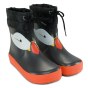 VIKING RUBBER BOOTS ALV BAREFOOT PAW PRINT BLACK