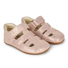 SANDALY BAREFOOT BUNDGAARD TOBIAS OLD ROSE GLITTER