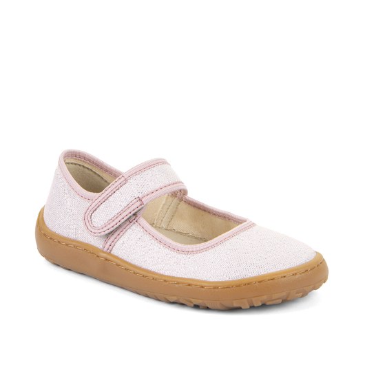 KAPCIE FRODDO BAREFOOT CANVAS BALLETTY PINK SHINE