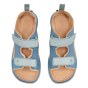 BAREFOOT AFFENZAHN SANDAL LEATHER AIRY SHARK