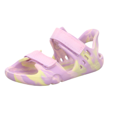 SANDALY BAREFOOT SUPERFIT SPLASH-S LILA/GELB 1-000991-8500