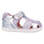 SANDAŁY BAREFOOT BIOMECANICS FIRST STEPS 262161-B879 PLATA Y LILA