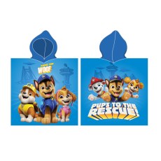 PONCHO RECZNIK KAPIELOWY 55 X 110 CM PAW PATROL PAW241277-PONCHO