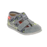 PANTOFLE KAPCIE MILAMI GREY 118-BR-64