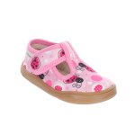 PANTOFLE KAPCIE BAREFOOT MILAMI TREND PINK LADYBUG