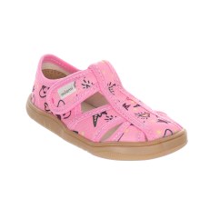 PANTOFLE SANDALY KAPCIE BAREFOOT MILAMI PINK UNICORNS