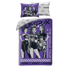 SINGLE DUVET SET COTTON 140 X 200 CM DEMON HUNTERS DSYAS61KPO-BL