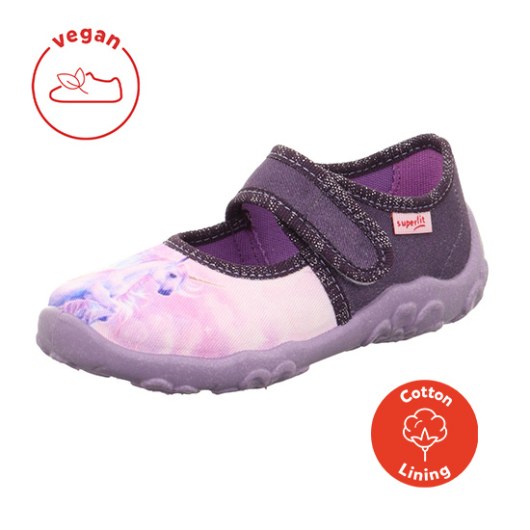 TEXTILE SLIPPERS SUPERFIT BONNY LILA 1-000281-8540