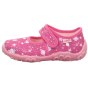 PANTOFLE TEKSTYLNE KAPCIE SUPERFIT BONNY ROSA/MEHRFARBIG 1-800283-5550