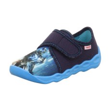 TEXTILE SLIPPERS SUPERFIT BUBBLE BLAU 1-006274-8060