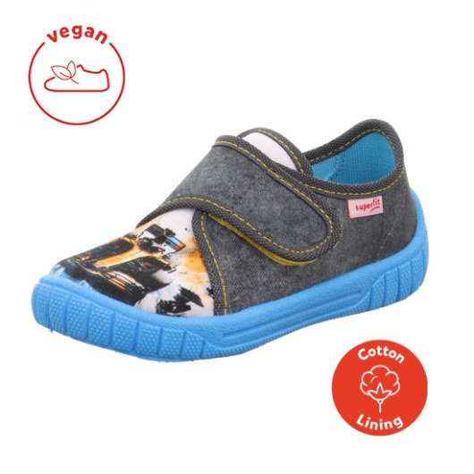 TEXTILE SLIPPERS SUPERFIT BILL GRAU 1-800271-2080
