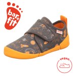TEXTILE SLIPPERS BAREFOOT SUPERFIT VENTI GRAU/MEHRFARBIG 1-006700-2010
