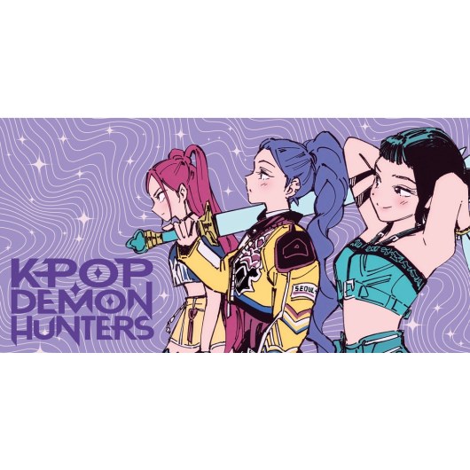 RĘCZNIK KĄPIELOWY PLAŻOWY 70 X 140 CM K-POP DEMON HUNTERS TOYB5B7KPO-T