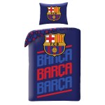 SINGLE DUVET SET COTTON 140 X 200 CM FC BARCELONA FCB-4515BL