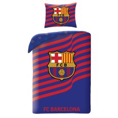 SINGLE DUVET SET COTTON 140 X 200 CM FC BARCELONA FCB-4522BL