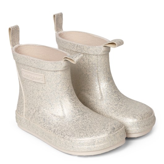 KALOSZE BAREFOOT BUNDGAARD MISTY IVORY SPARKLE